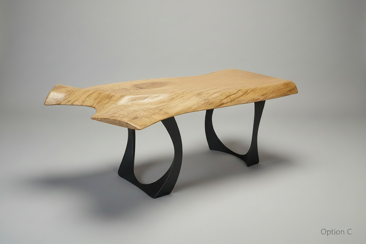Salvaged White Oak Coffee Table